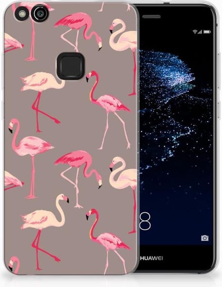 Huawei P10 Lite TPU Hoesje Flamingo
