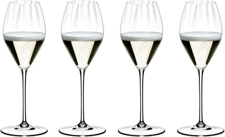 Riedel Wijnglazenset - Champagneglazen - Flutes - Performance - 375 ml - 4 Stuks