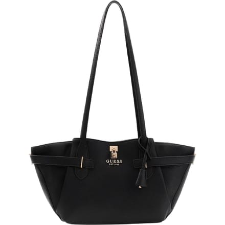 GUESS schoudertas Yesba Girlfriend Shoulder Satchel Bag Black zwart