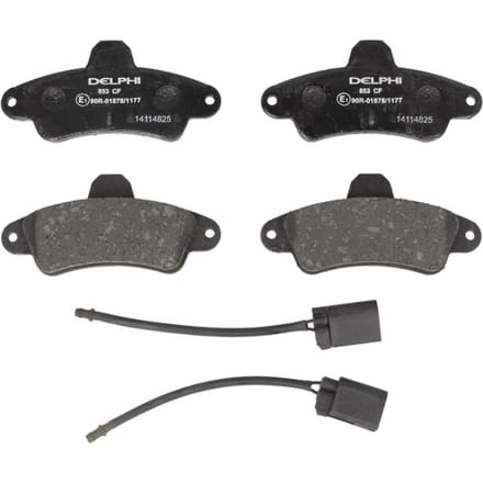 Remblokset DELPHI LP853, achter