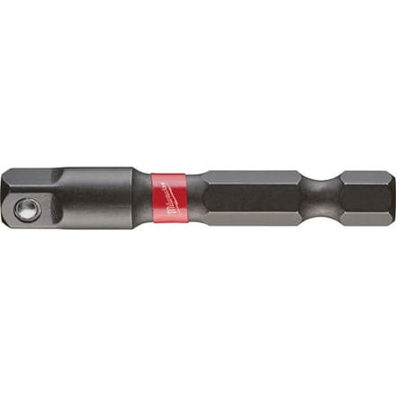 Milwaukee SchockWave™ Krachtdop Adapter ¼ Zeskant - ¼ Vierkant - 4932471826