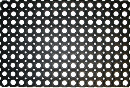 Benson Deurmat - rubber - 60x40 cm - schoonloopmat - rubberring - ringmat - buitenmat