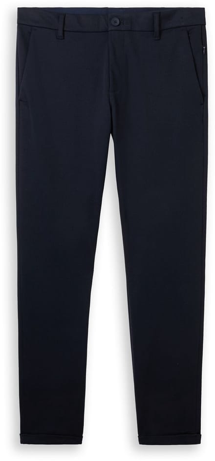 Tom Tailor - TTTRAVIS SLIM chino van piqué jersey - Maat 30/32 - sky captain blue