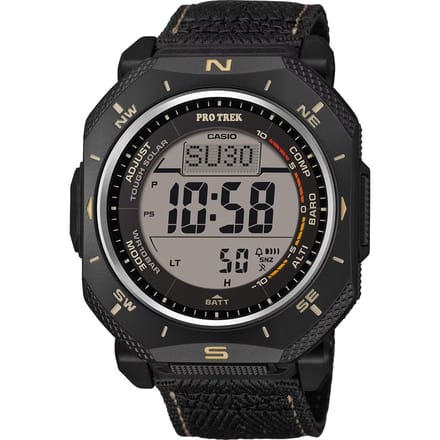 Casio Pro Trek PRG-69B-1ER Horloge - Textiel - Zwart - Ø 43 mm