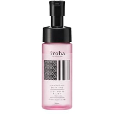 iroha INTIMATE CARE - Intimate Wash Foam Type Damask Rose and Geranium - 150ml