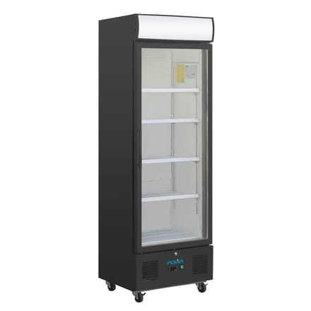 Polar G-serie rechtopstaande display koeling 368L zwart