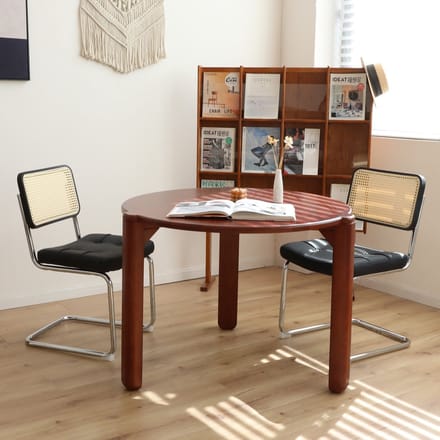 MODFU - Eetkamerstoelen Set Van 4 - Verchroomd Sledeframe - Modern - Voor Eetkamer En Keuken - Kunstleer - Zwart