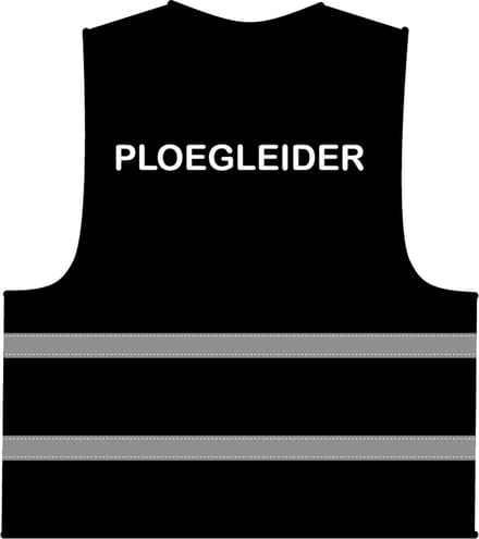 Ploegleider hesje zwart