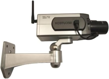 Nep Camera - Dummy Camera - Huis Beveiligen - Met Bewegingssensor - 15 x 5 cm - Zwart
