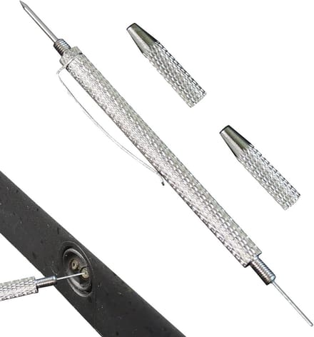 Voorruit Sproeinaald - Sproeier Gereedschap - Sproeiers Instellen - Aluminiumlegering - 10.6 cm - Grijs