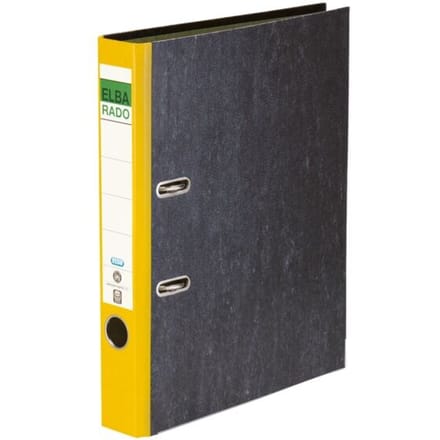 ELBA ordner rado gewolkt, rugbreedte: 50 mm, geel