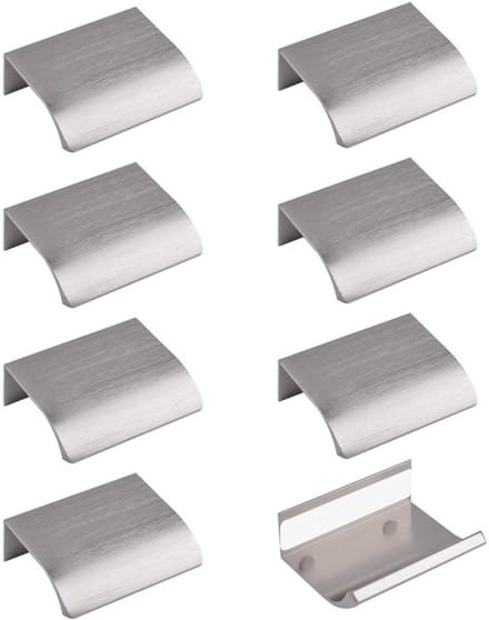 Handgreep 50 mm - Verborgen Handgreep - Aluminiumlegering - Zelfklevend - Dikker - Comfortabel ontwerp - Meubelgreep