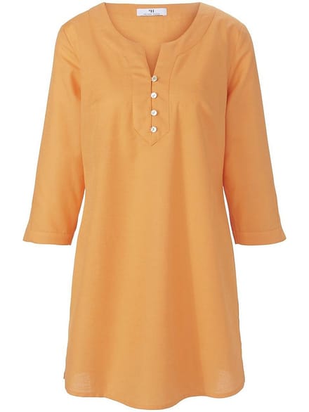 Tuniek 100% linnen Van Peter Hahn oranje