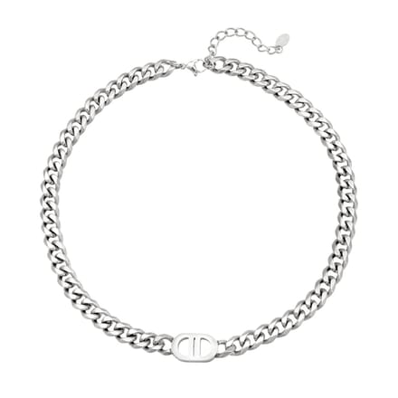 Bijoutheek Collier Goodlife Dik Silver