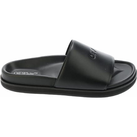Off White Cloudfoam-slippers voor dames (Zwart)