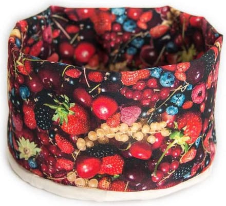 Serveermand  - Fruitmand - Rood Fruit / Bessen - MB Design - L 26 x B 20 cm - 8 liter