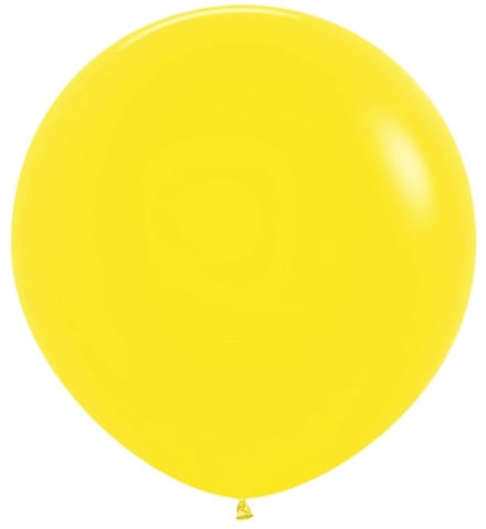 24 inch Ballon Sempertex yellow - 3 stuks