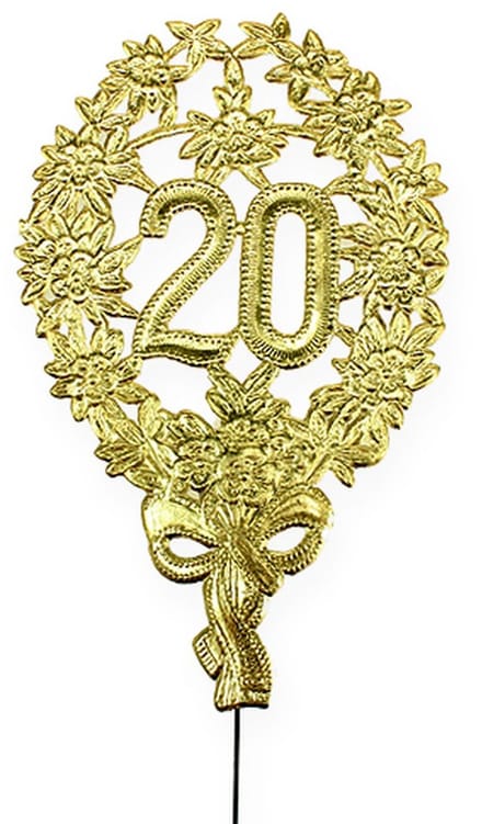 Jubileumnummer 20 Ø8cm 10st