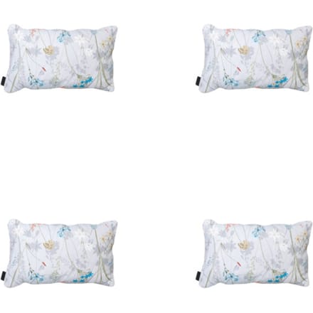 Madison - Sierkussen Donna azure canvas eco+ - Ca. 30x50 cm - Set van 4