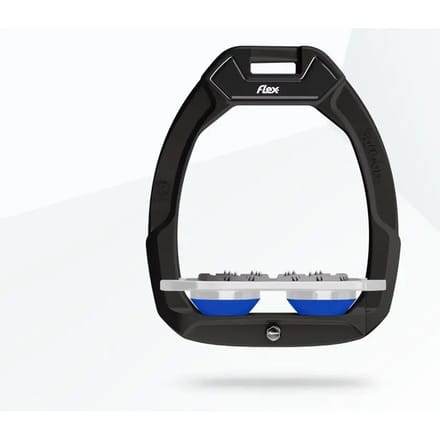 Veiligheidssportbeugels Plat Ultra Grip Zwart/Grijs/Blauw Flex-On Safe-On