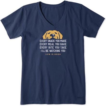 Vrouwen T-shirt met positieve boodschap in groen