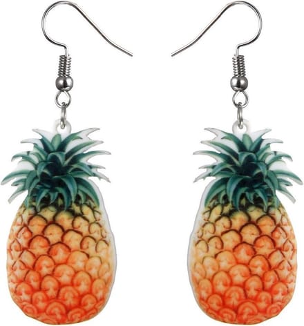 Fako Bijoux® - Oorbellen - Groente & Fruit - Ananas
