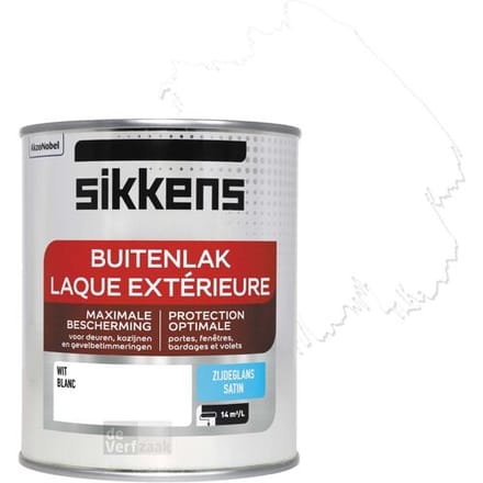 Sikkens - Sikkens Buitenlak - Zijdeglans - Wit - 0.75L
