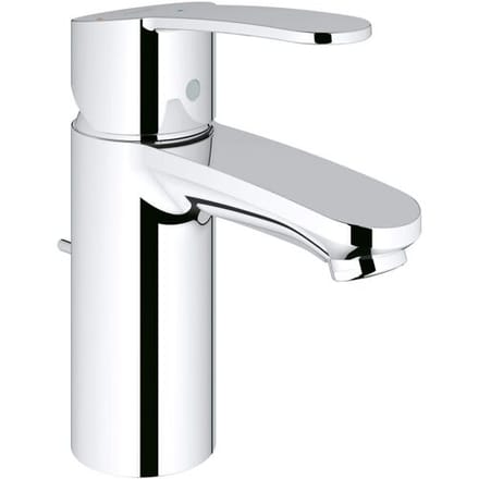 GROHE Eurostyle Cosmopolitan Wastafelkraan - Standaard uitloop - Met trek-waste - Chroom - AquaCalibrator
