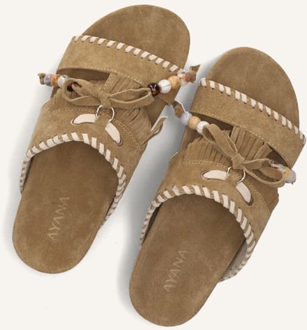 AYANA 2502 Slippers - Dames - Camel - Maat 40