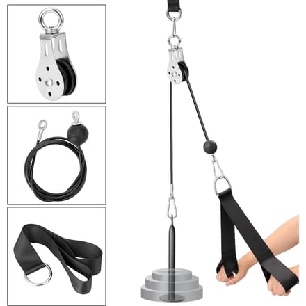 Fitness bricolage poulie câble Machine système de fixation goupille de chargement bras de levage Biceps Triceps Blaster multicolore