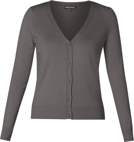 BASE LEVEL CURVY Yvonne Vest - Dark Grey - maat 1(48)