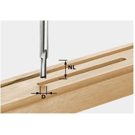 Festool 490955 Groeffrees Lengte 55 mm Afmeting, Ø 6 mm Werklengte 14 mm Schachtdiameter 8 mm