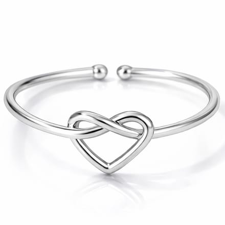 LGT JWLS Dames Ring One Size Zilverkleurig Hart