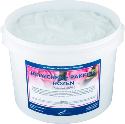 Bodycrème Pakking Rozen - 10 liter