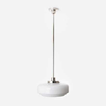 Hanglamp Lloyd 20's Nikkel - Art Deco Trade