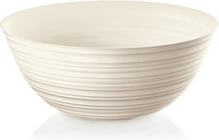 Guzzini - TIERRA - Kom - XL - Melk Wit - Post-consument gerecycled plastic