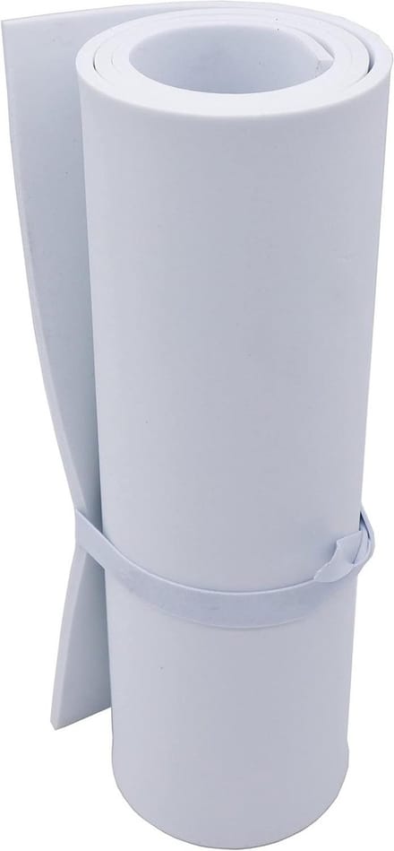 EVA schuim rol - Knutselmateriaal - Cosplay maken - Zeer elastisch materiaal - 6 mm dik - Wit