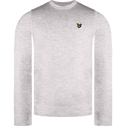 Lyle & Scott Merino Heren Lichtgrijze Trui
