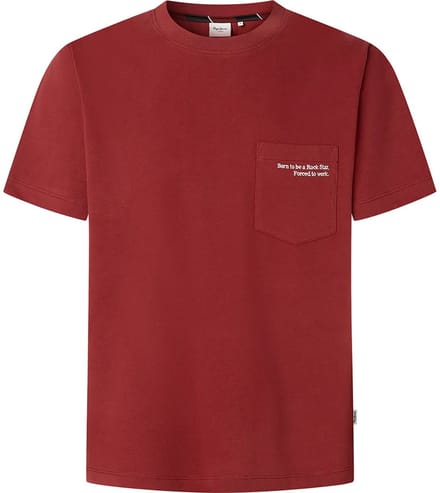 Pepe Jeans Somer T-shirt Met Korte Mouwen Rood S Man