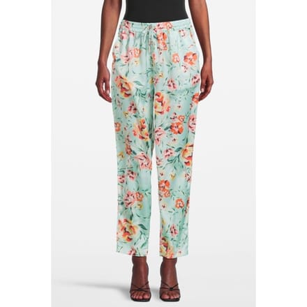 GUESS  Eco Viola Jogger Pants Rose Meadows Print Größe: M | Jogginghosen Outlet | Damen | Rosa