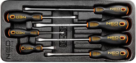 NEO 84-231 Serie - Schroevendraaier Set - 7 delig - Magnetische Punt - Ergonomische Handgreep