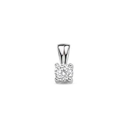 hanger zirkonia 9 mm zilver gerhodineerd