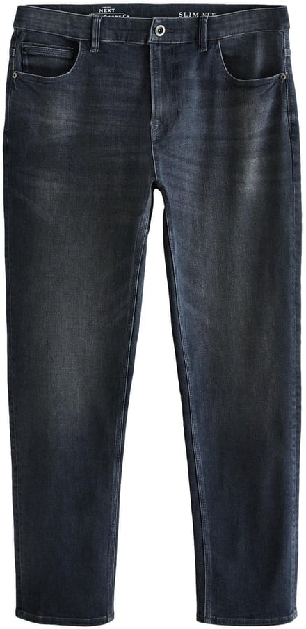Next - Heren - Authentieke stretch denim jeans met slanke pasvorm - Grijs
