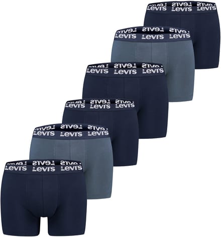Pack of 6 men's Levis REPEAT LOGO BOXER boxer shorts underwear pants