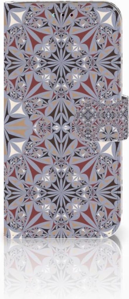 Book Case voor Samsung Galaxy A40 Bookcase Flower Tiles