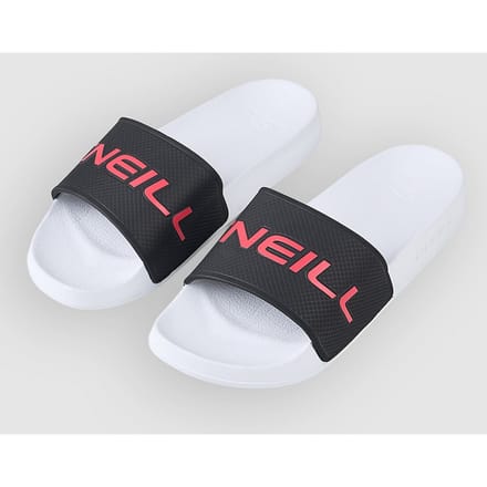 O'Neill Logo Slides Sandalen wit