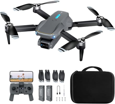 GTB® Drones met Camera voor Volwassenen - Drones - Drones met Camera - Zwart - 27cm x 29cm x 6cm