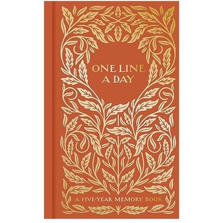 Gilded One Line a Day - Dagboek voor 5 jaar - A Five-Year Memory Book