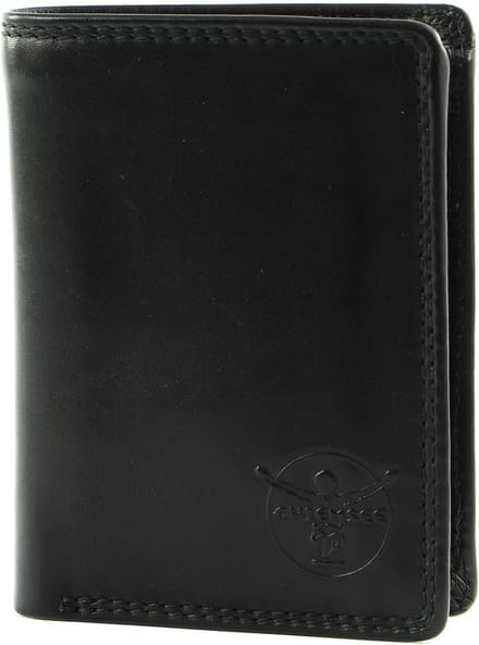 CHIEMSEE Leren Portemonnee Leather Wallet Black Zwart