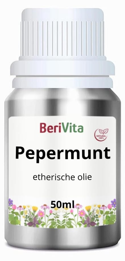 Pepermuntolie 50ml - Pure Etherische Pepermunt Olie van Muntplant